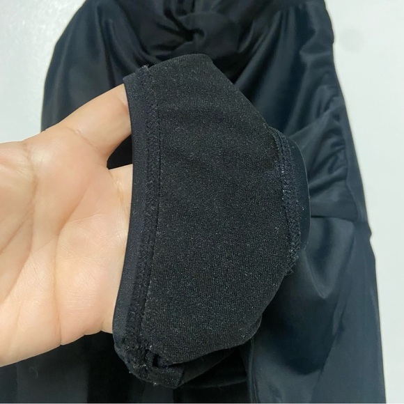 Beach Belle Swimsuit Halter Black One Piece dress Size 10 - Picture 5 of 8